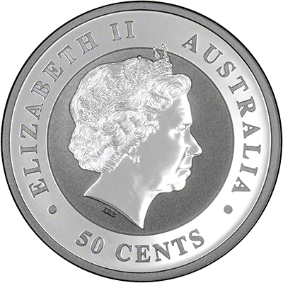 Obverse of 2014 Australian Half Ounce Silver Koala