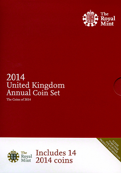 2014 Fourteen Coin Annual Set - Front Cover