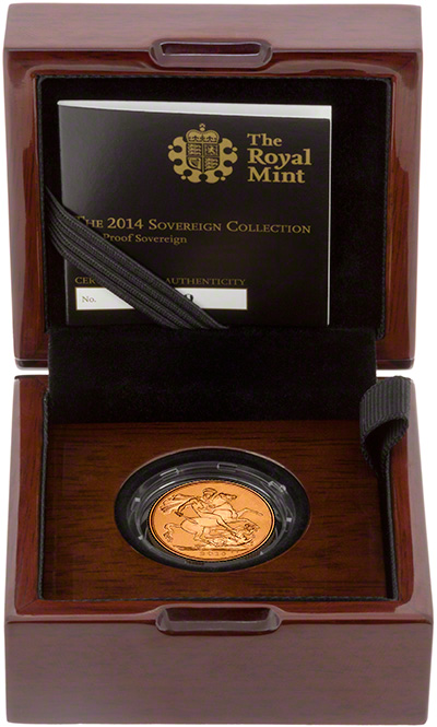 2014 Proof Sovereign in Presentation Box