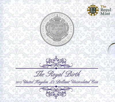 2015 Royal Birth £5 Crown in Presentation Pack