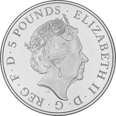 2015 Royal Birth £5 Crown Obverse