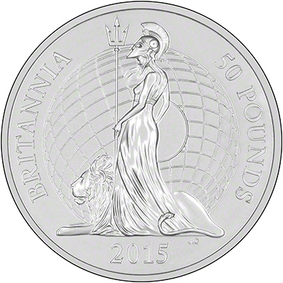 2015 Fifty Pound Silver Coin