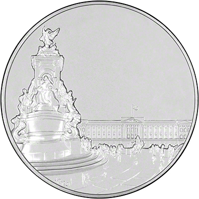 2015 Buckingham Palace One Hundred Pound Silver Coin Reverse