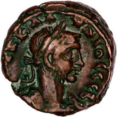 Obverse of Claudius II Tetradrachm