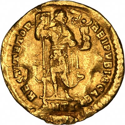 Reverse of Gold Solidus of Constantius II