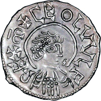 Obverse of Ceolwulf Silver Penny