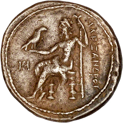 Reverse of Alexander the Great Tetradrachm