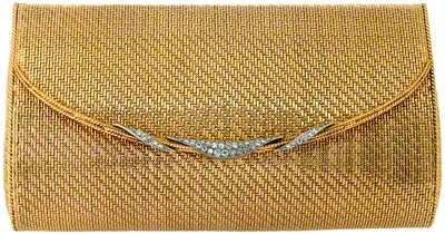 18ct Gold And Diamond Clutch Bag