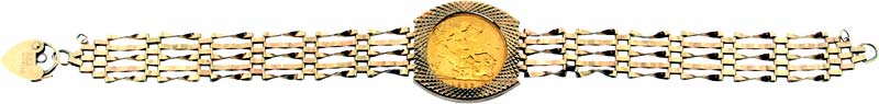 Half Sovereign Gate Bracelet