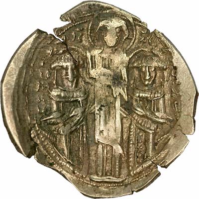 Obverse of Andronicus II/Michael IX Hyperpyron