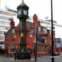 Chamberlain's Clock, Signpost, & The Big Peg
