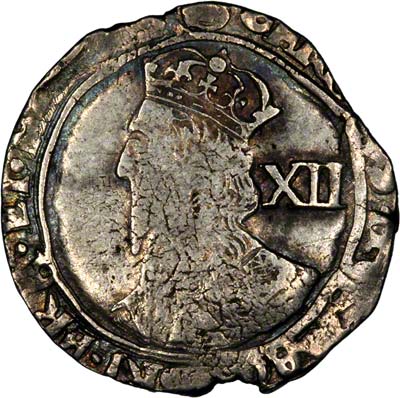 Obverse of Charles I Shilling