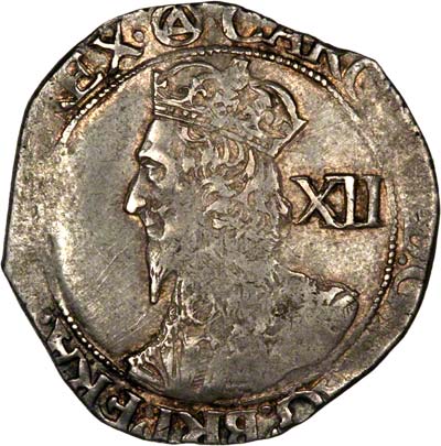 Obverse of 1641-1643 Charles I Shilling