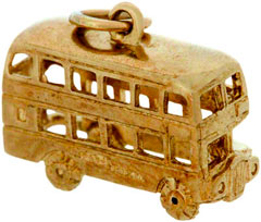 9ct Gold Double Decker Bus