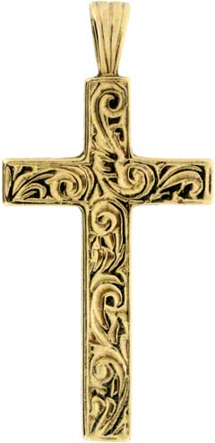 Second Hand Engraved Cross