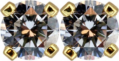 0.65ct Diamond Ear-Rings in 18ct Yellow Gold