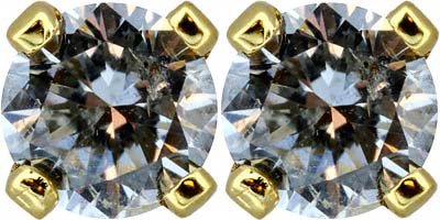0.43ct Diamond Ear-Rings in 18ct Yellow Gold