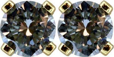 0.37ct Diamond Ear-Rings in 18ct Yellow Gold
