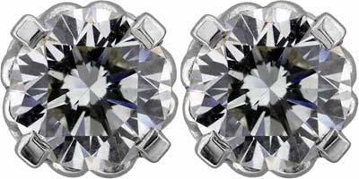 1.50ct Diamond Ear-Rings in Platinum