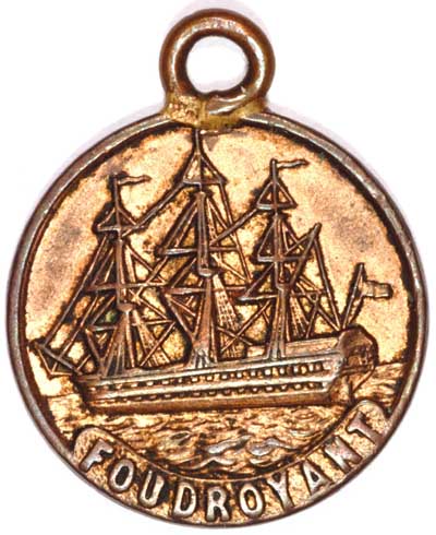 Obverse of Nelson Foudroyant Medallion