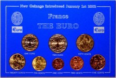 2002 French Euro Coin Set