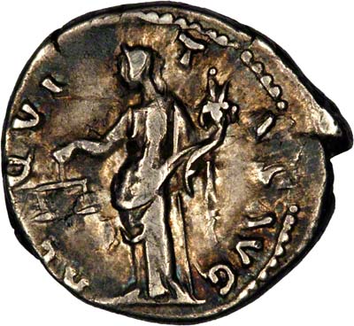 Reverse of Hadrian Denarius