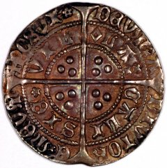 Reverse of Henry VI Calais Silver Groat