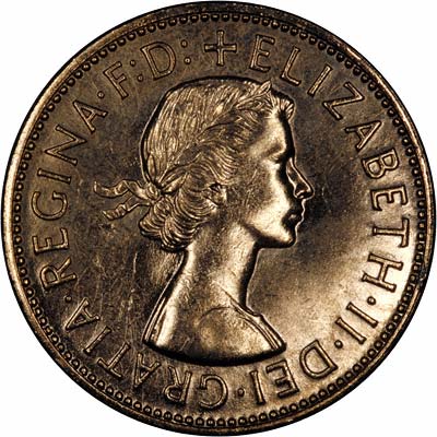 Obverse of 1967 Gold Britannia Penny