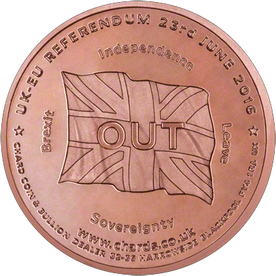 2016 UK EU Referendum Medallion