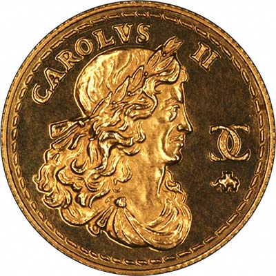Charles II on Obverse of 'Our Royal Sovereigns' Medallion