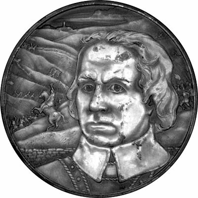 Obverse of English Civil War Medallion
