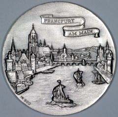 Obverse of Frankfurt Silver Medallion