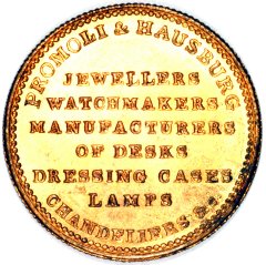 Reverse of Liverpool Watchmakers Medallion