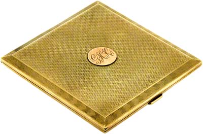 9 Carat Gold Cigarette Case