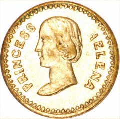 Obverse of Model Coin of Princess Helena