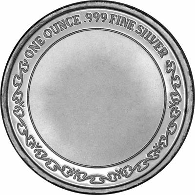Reverse of Silver Moose Medallion