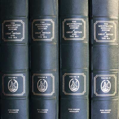 Set of 4 Mountbatten Medallions Albums