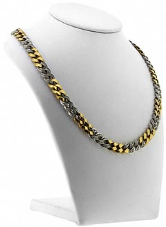 Diamond Set Curb Necklace
