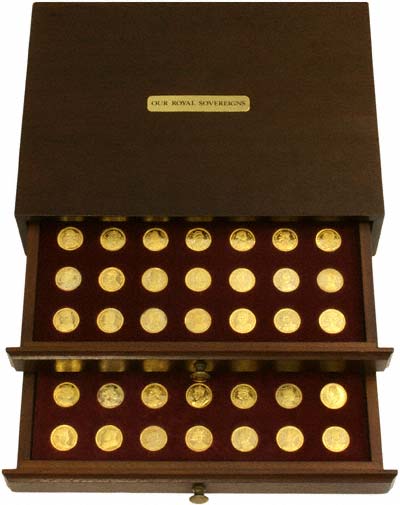 Our Royal Sovereigns Medallions Collection in Box