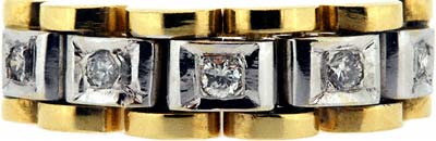 Gent's Five Stone Diamond Ring