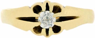 Gent's Cluster Diamond Ring