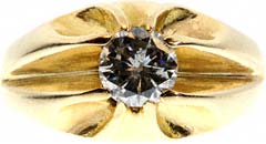 Gent's Diamond Solitaire Ring