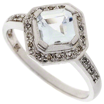 Turquoise & Diamond Dress Ring