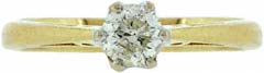  Second Hand Diamond Solitaire set in 18ct Yellow Gold