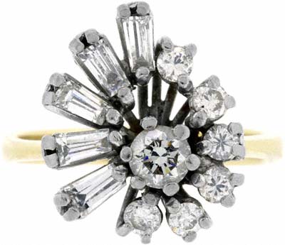 Diamond Fancy Spinning Ring