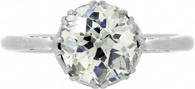 Second Hand Diamond Solitaire in Platinum