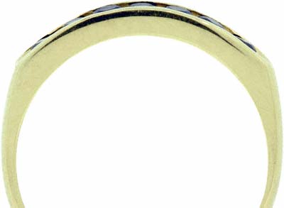 Sapphire Half Eternity Ring