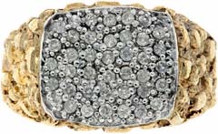 Gent's Diamond Signet Ring