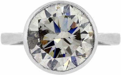 Stolen Diamond Solitaire in Platinum