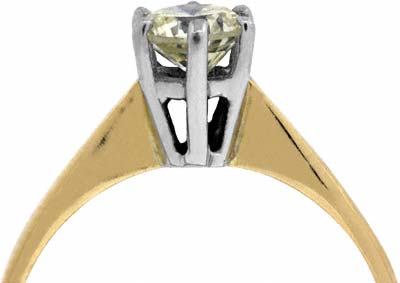 Second Hand Diamond Solitaire in 18ct Yellow Gold